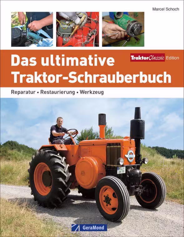 Marcel Schoch ist ein absoluter Kenner für alles zum Thema Traktor: Reparatur und Restaurierung von Old- und Youngtimern kann er leicht verständlich für jeden »Trakoristen« darstellen. Viele Schritt-für-Schritt-Fotos und -anleitungen, Tipps und Tricks sin