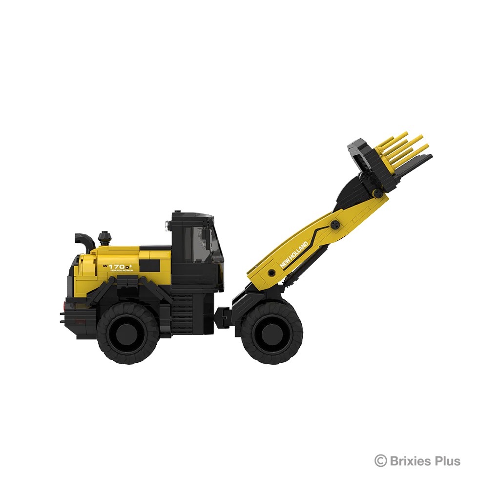 New Holland W170D+ BRIXIES Plus Klemmbausteine Modell von Brixies Plus 1:32