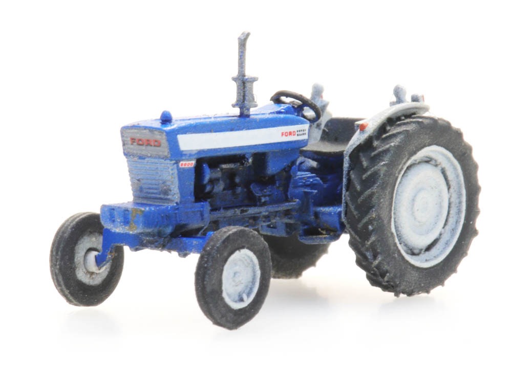 Ford 5000 Traktor blau Modell von Artitec 1:160