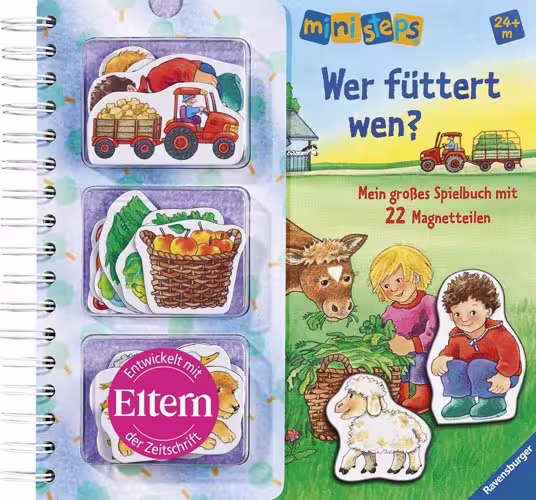 ministeps: Wer füttert wen? (Magnetbuch) eilbote-onlineshop - Agrarfox