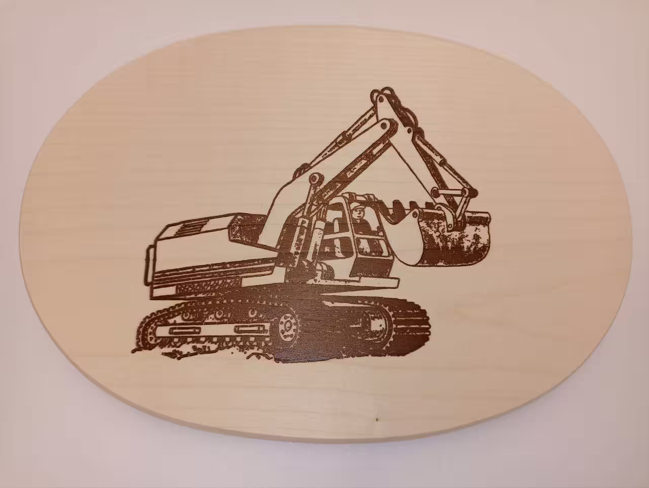 Frühstücksbrett Bagger-1