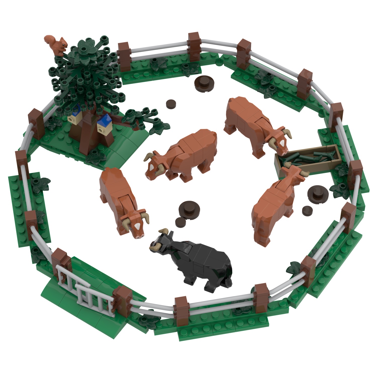 brickbuur Kuhweide mit Zubehör