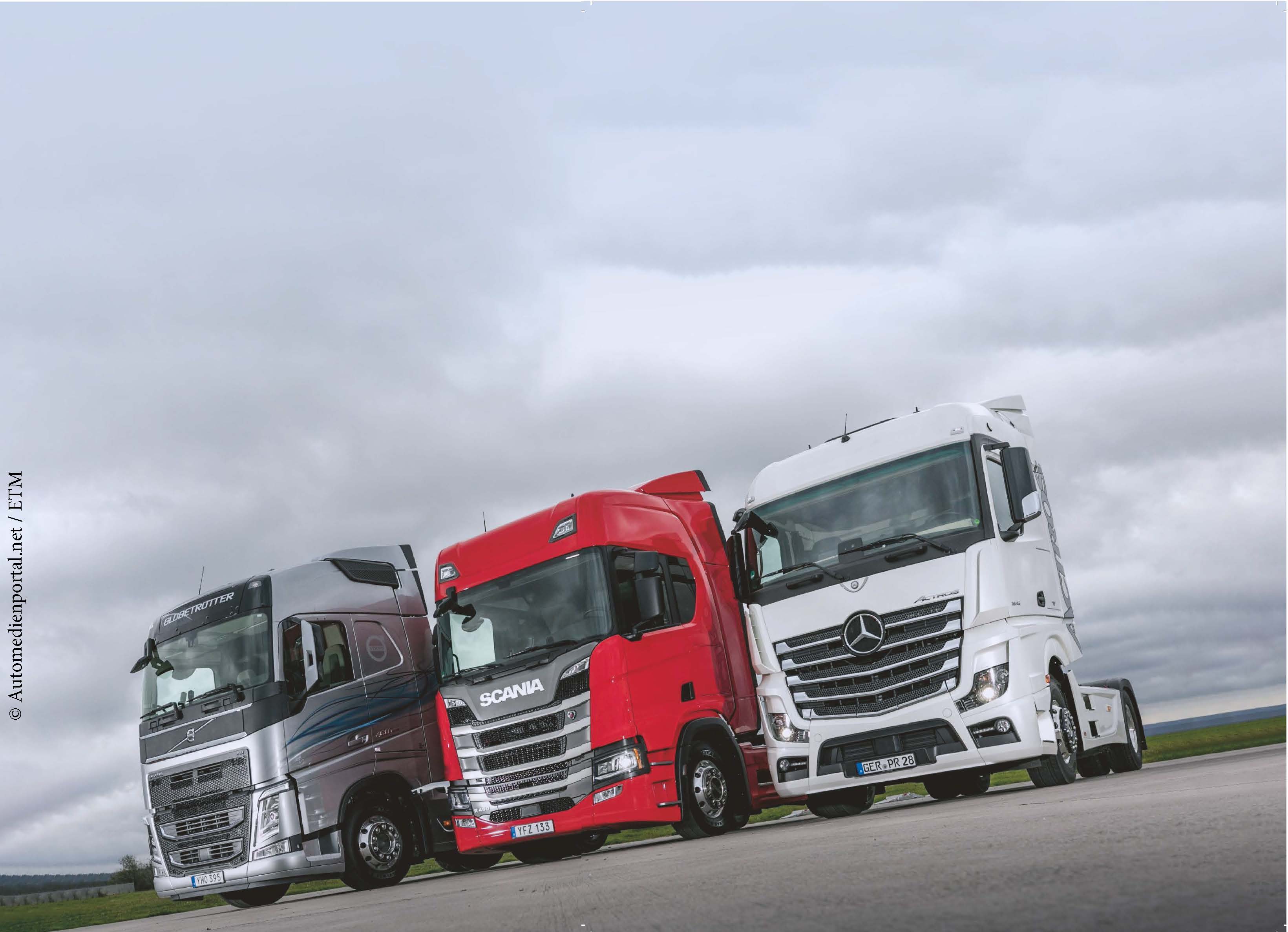 Schwertransporte - Starke Trucks große Lasten