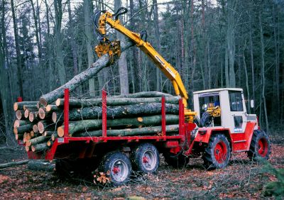 Werner MB-trac im Forst