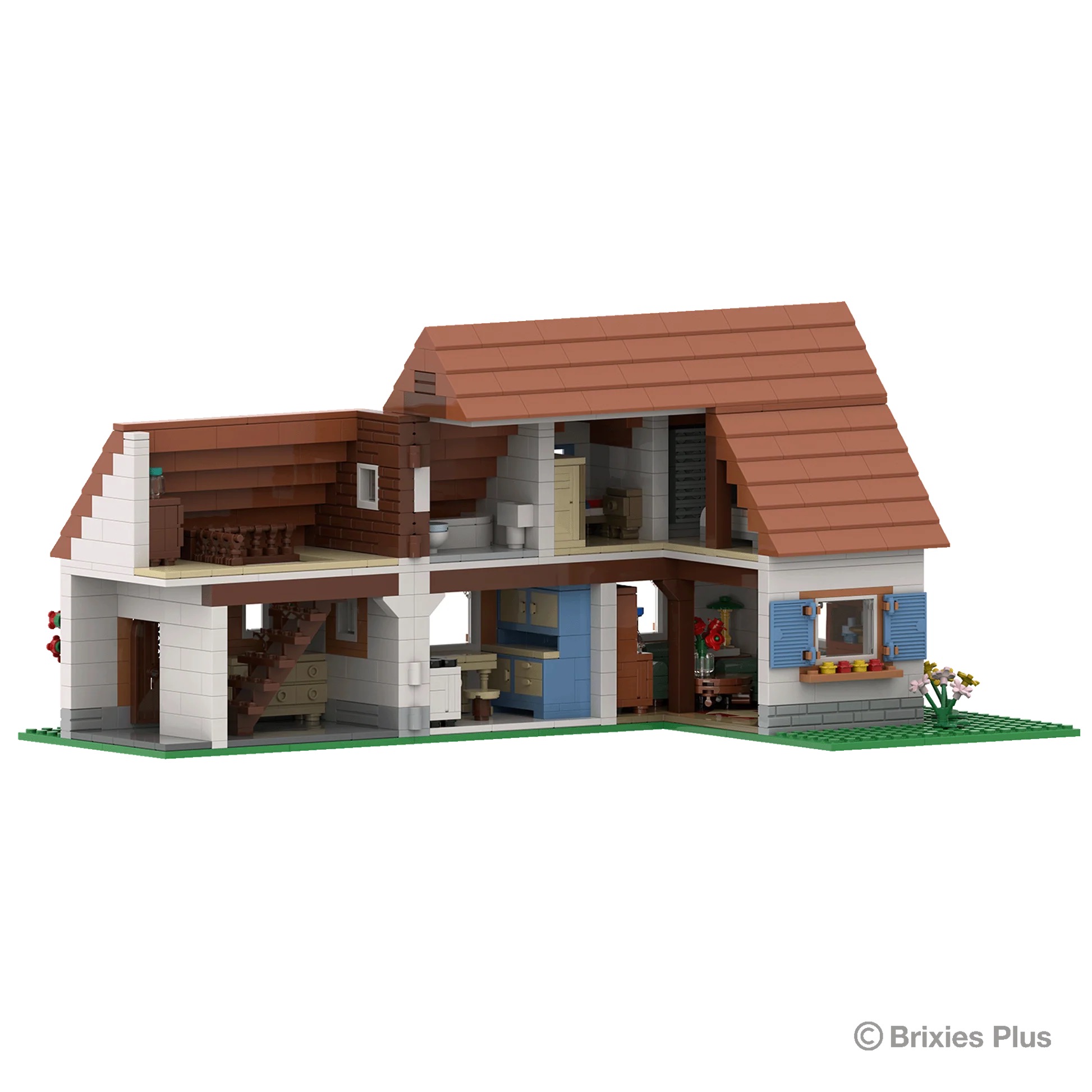 BRIXIES Plus Bauernhaus Modell von Brixies Plus 