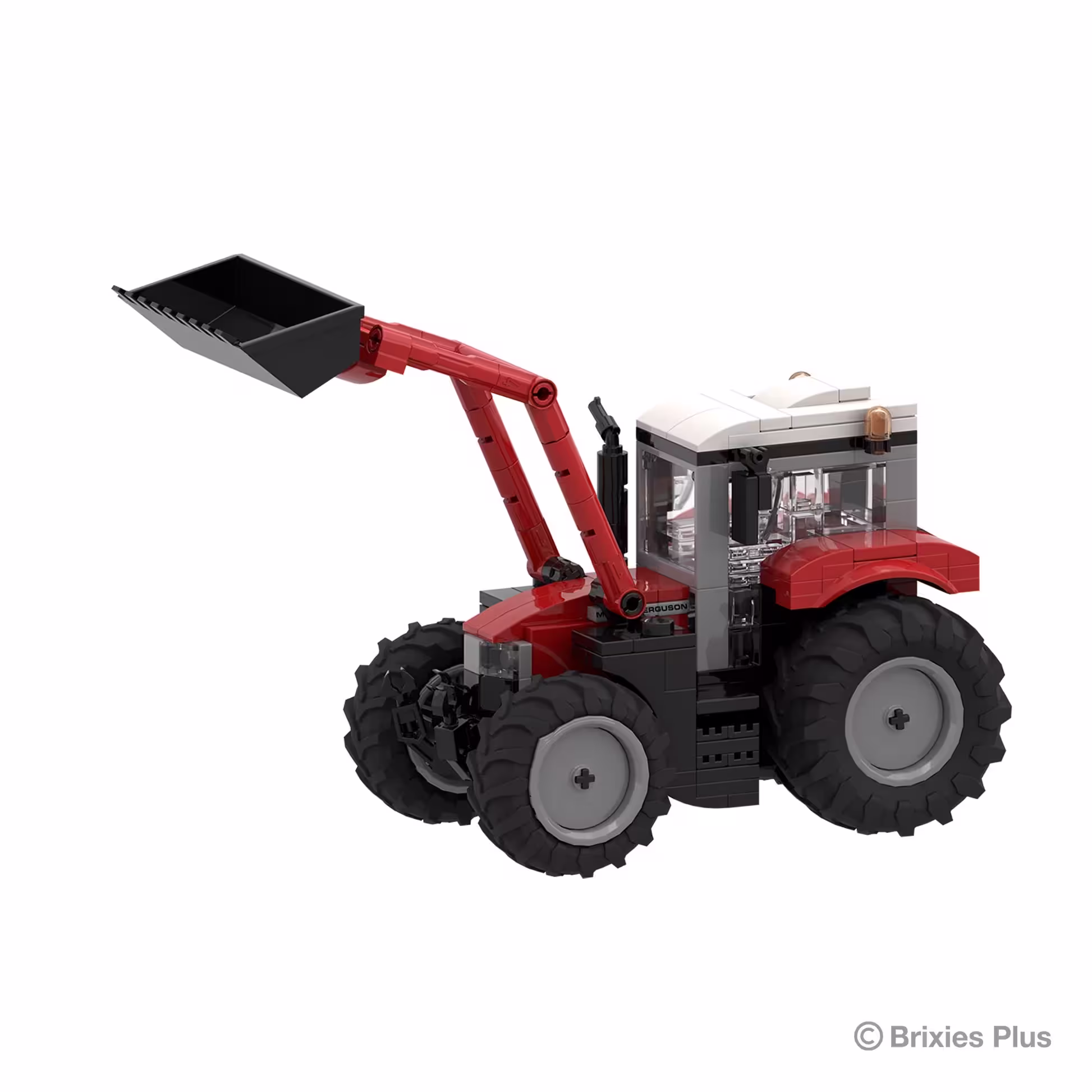 MA76635-1 Artikelname: BRIXIES Plus Massey Ferguson 5S mit Frontlader Originalhersteller: Massey Ferguson von Brixies Plus im Maßstab: 1:32 Hersteller-Nr: 222.775