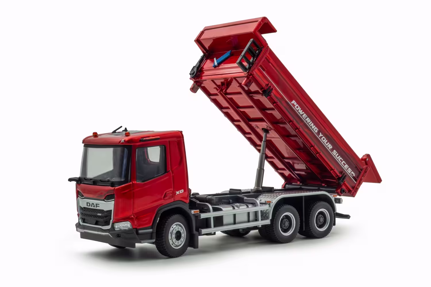 DAF XD Kipper Rouge Flamme rot  Modell von Hop 1:50 eilbote-onlineshop - Agrarfox