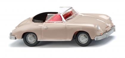 MA76084-1 Artikelname: Porsche 356 Cabrio - sahara beige Originalhersteller: Porsche von Wiking im Maßstab: 1:87 Hersteller-Nr: 016005