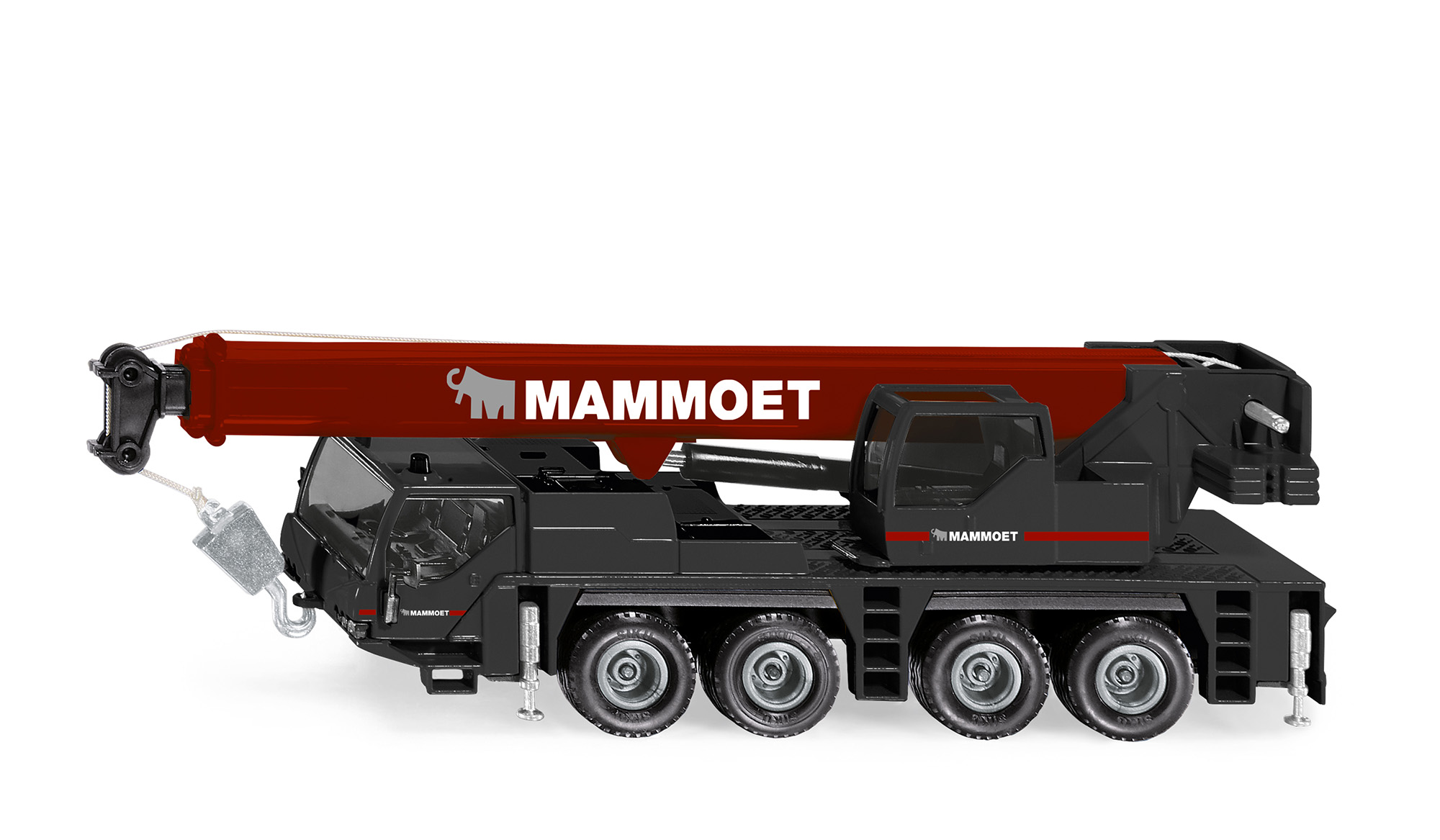 KA76779-1 Artikelname: Mammoet Mobilkran Originalhersteller: Mercedes-Benz von Siku im Maßstab: 1:55 Hersteller-Nr: 2112