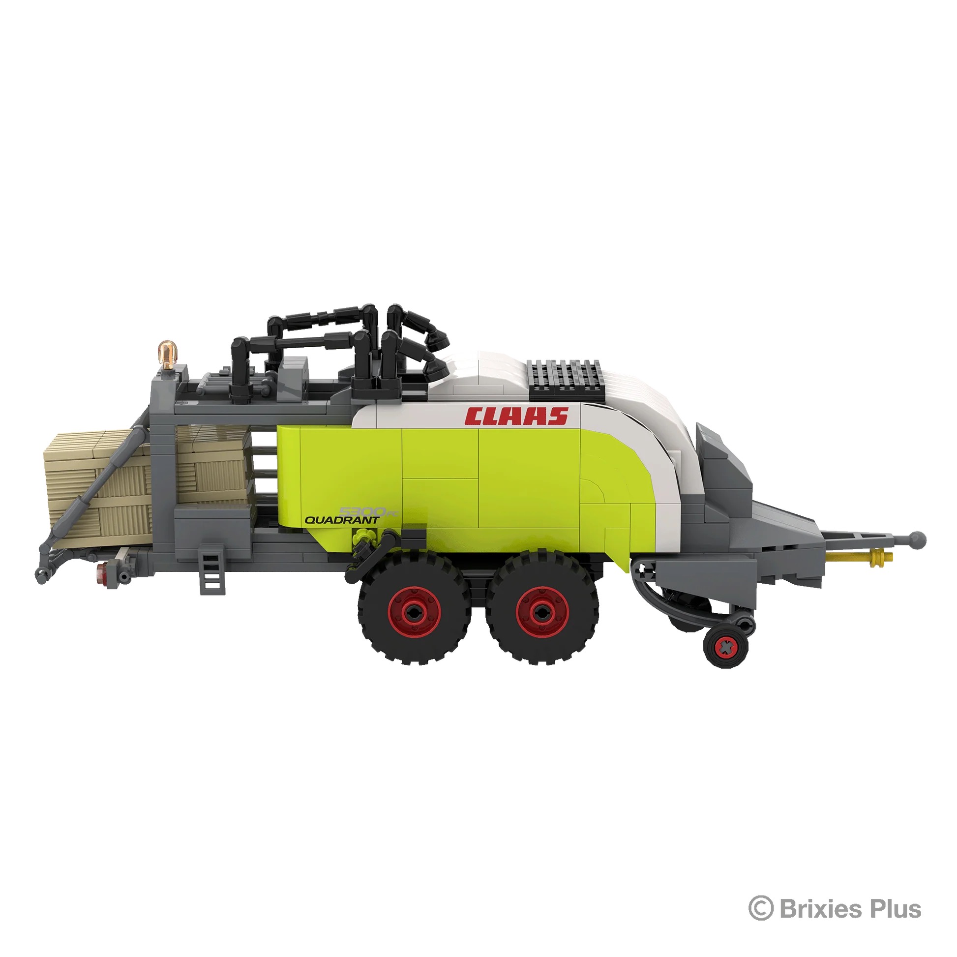 BRIXIES Plus Claas Quadrant 5300 FC Modell von Brixies Plus 1:32