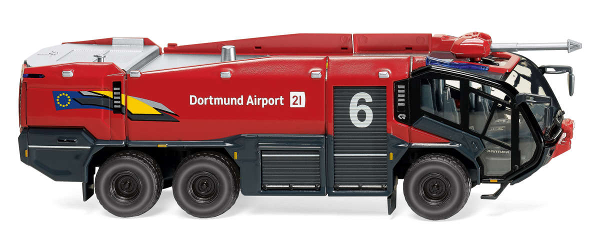 Rosenbauer FLF Panther 6x6 Dortmund Feuerwehr Modell von WIKING 1:87