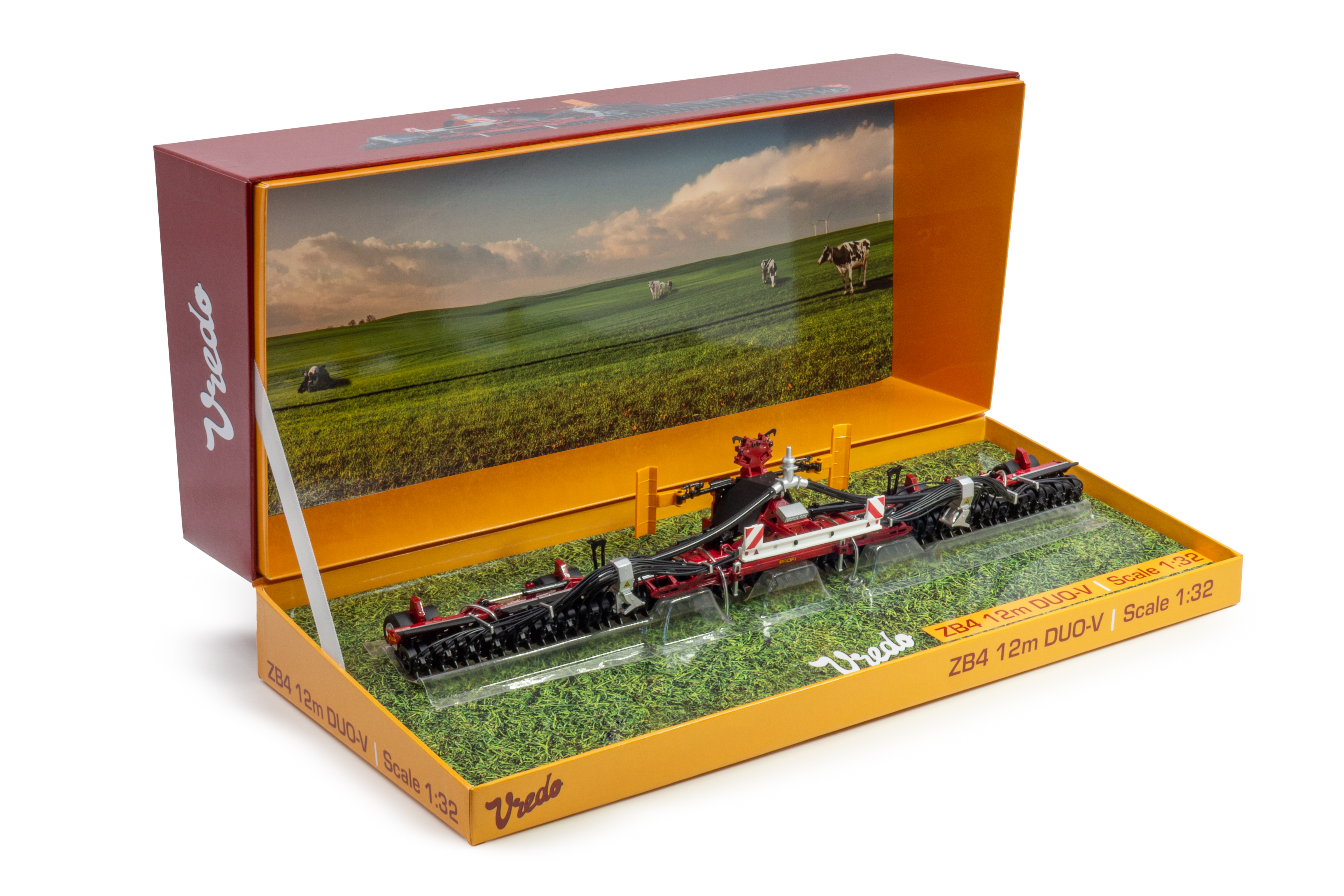 Vredo Profi ZB4 12m DUO-V Gülleschlitzgerät Modell von Universal Hobbies 1:32