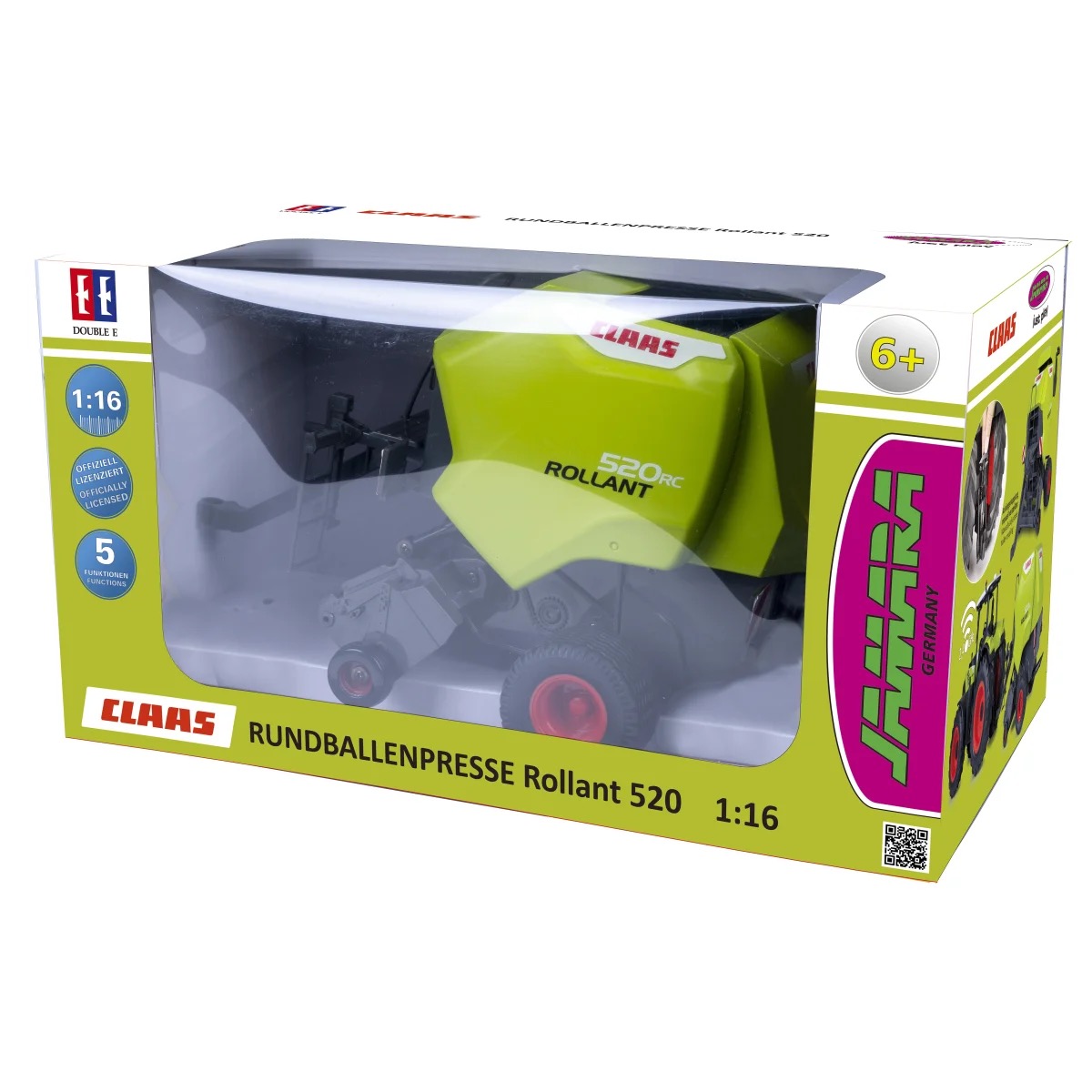 Claas Rollant 520 Rundballenpresse für RC-Traktor 1:16
