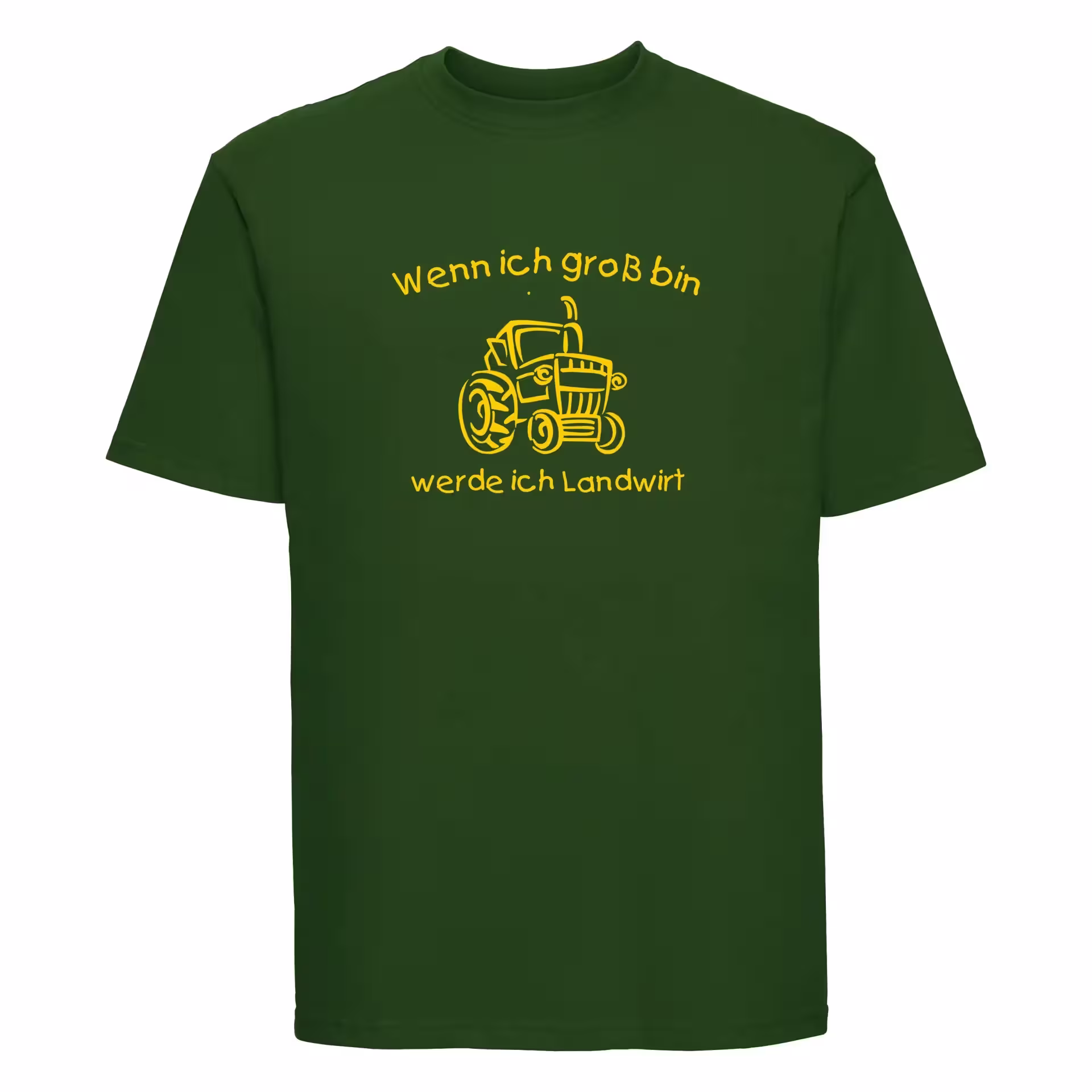 Kinder T-Shirt „Wenn ich groß bin werde ich Landwirt“ (grün) eilbote-onlineshop - Agrarfox