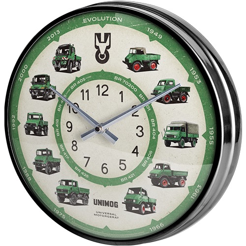 Wanduhr Daimler Truck - Unimog Model Chart