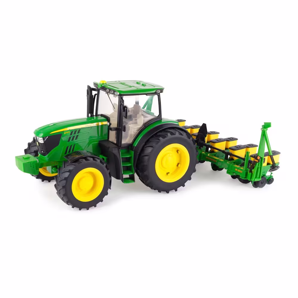 Big Farm John Deere 6210R mit Saatmaschine Modell von Ertl 1:16 eilbote-onlineshop - Agrarfox
