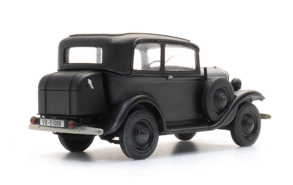 Opel 1.2L Limousine schwarz Modell von Artitec 1:87