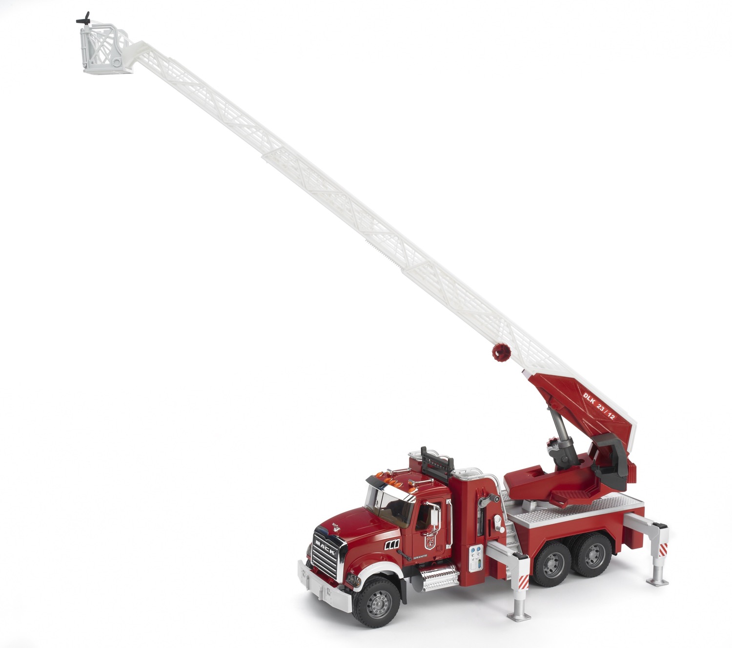 MACK Granite Feuerwehrleiterwagen mit Pumpe