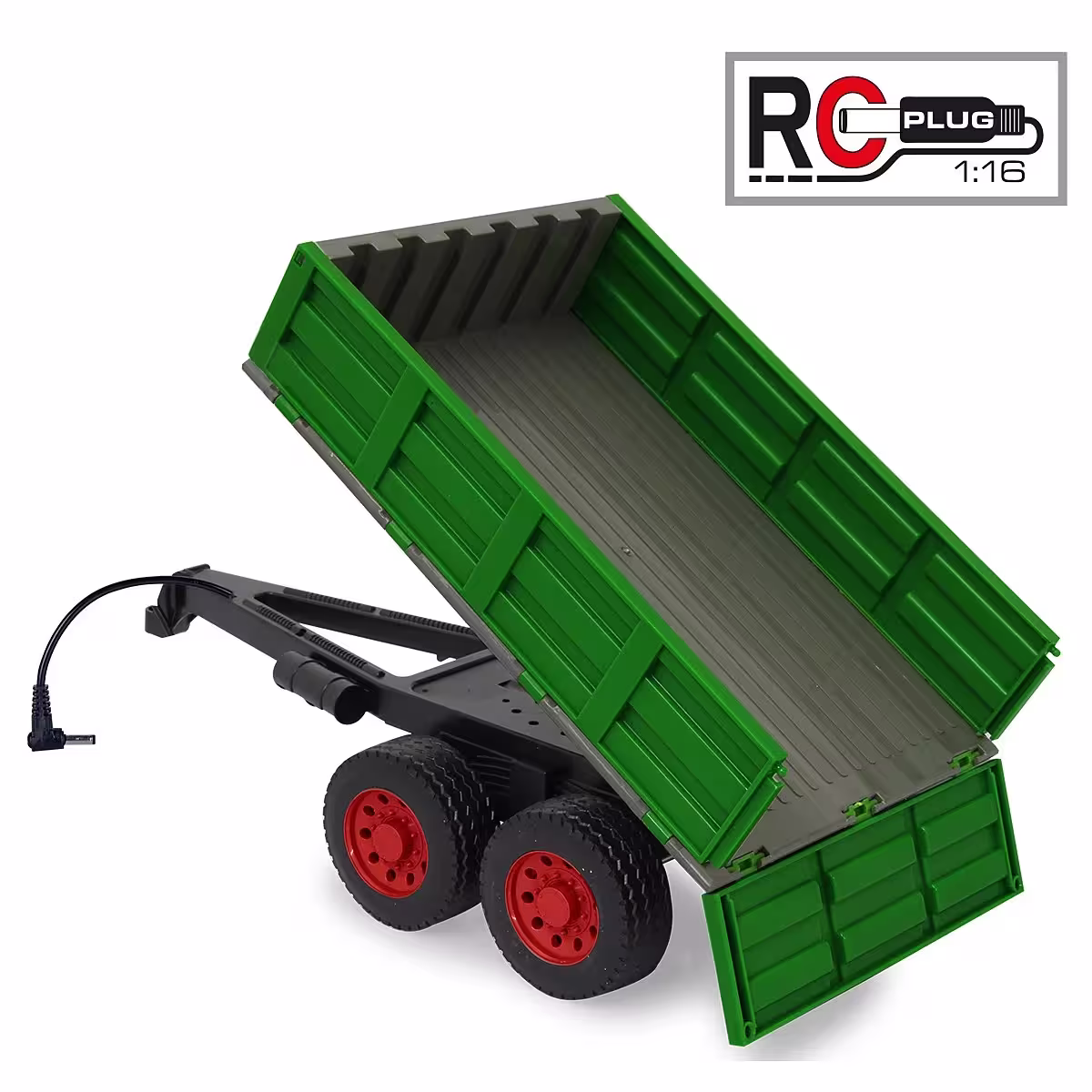 KA76150-1 Artikelname: Kipper dunkel grün für RC-Traktor 1:16 Originalhersteller:  von Jamara im Maßstab: 1:16 Hersteller-Nr: 423284