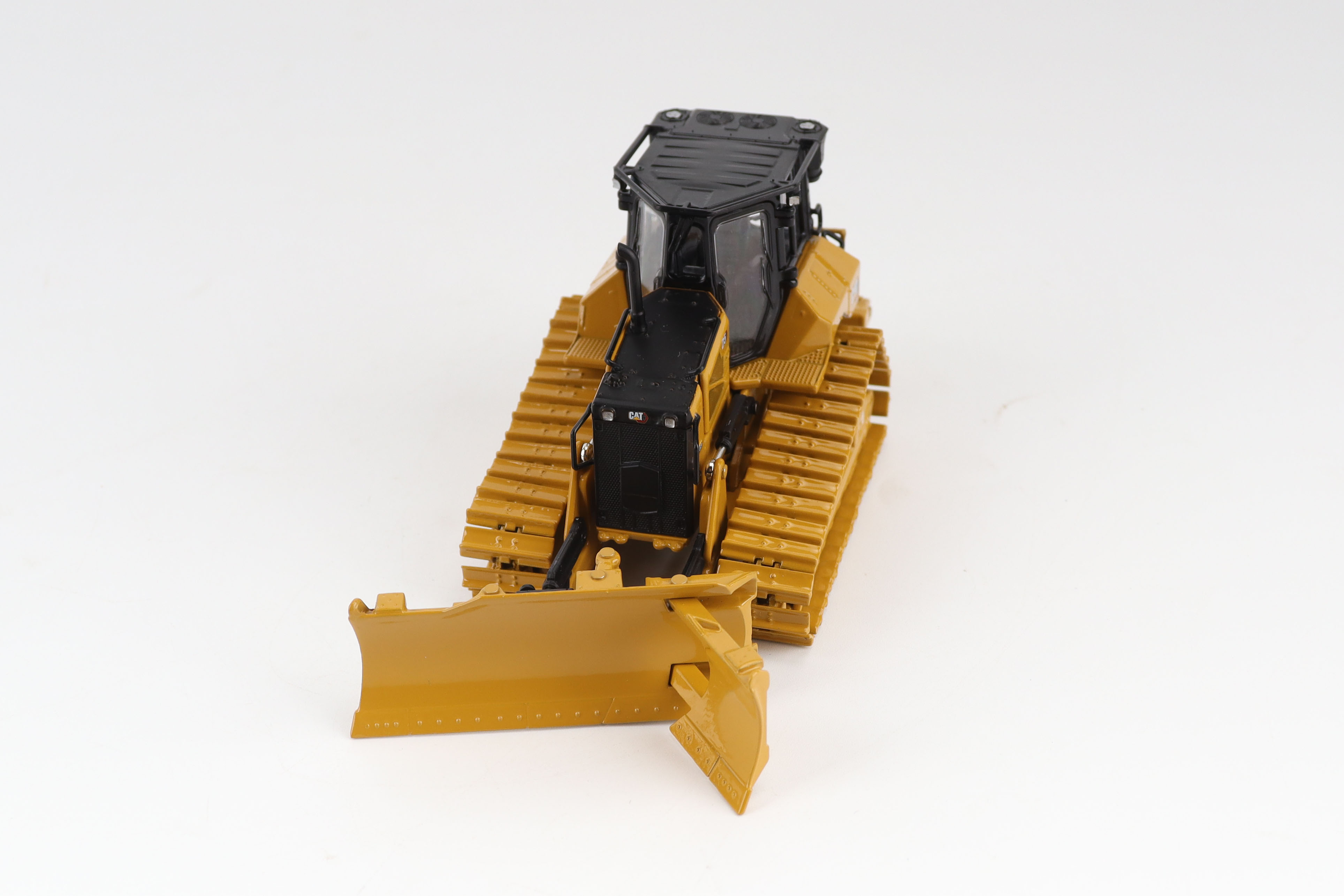Cat D5 LGP Planierraube VPAT mit klappbarem Schild Modell von DieCast Masters 1:50