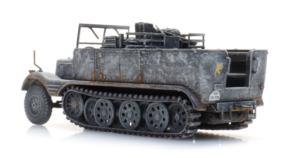 Wehrmacht Sd.Kfz. 11 Leichter Zugkraftwagen 3 t Winter Modell von Artitec 1:87