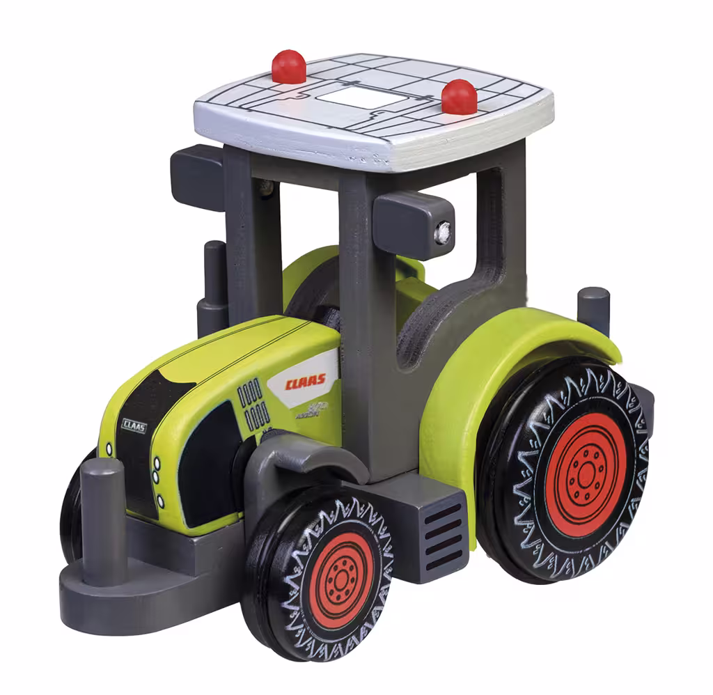 Claas Kids Axion 870 Traktor aus Holz-1