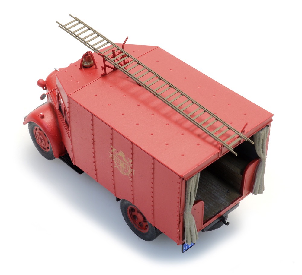 Austin K2 Feuerwehr Modell von Artitec 1:87