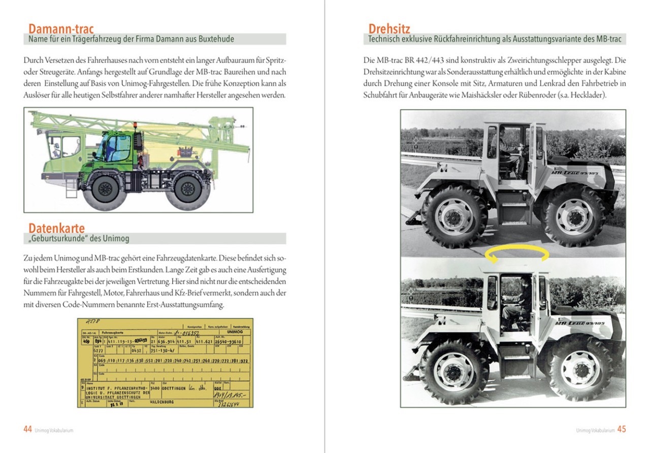 Illustriertes Unimog Vokabularium