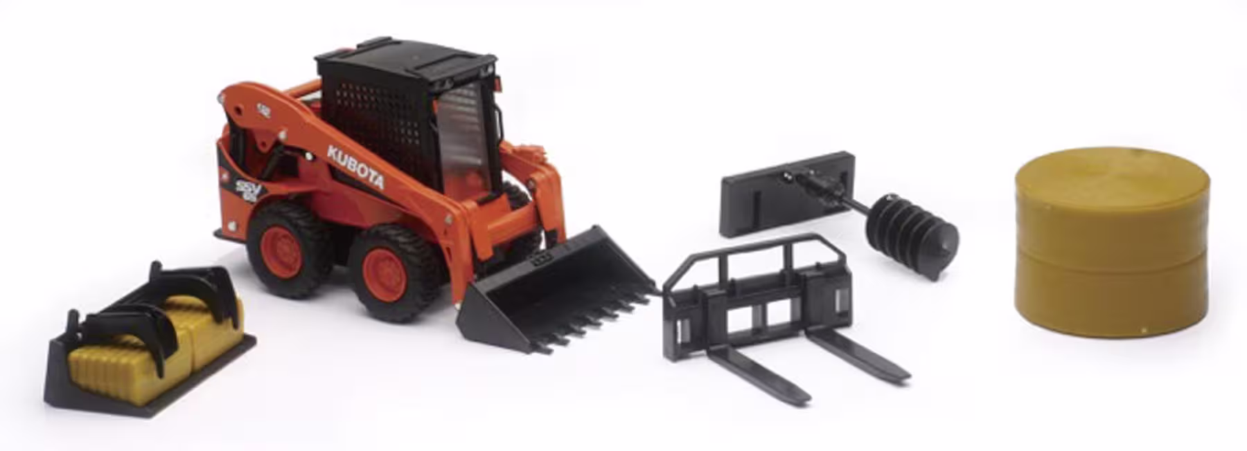 Kubota SSV65 Kompaktlader mit austauschbaren Teilen Modell von NewRay 1:18 eilbote-onlineshop - Agrarfox