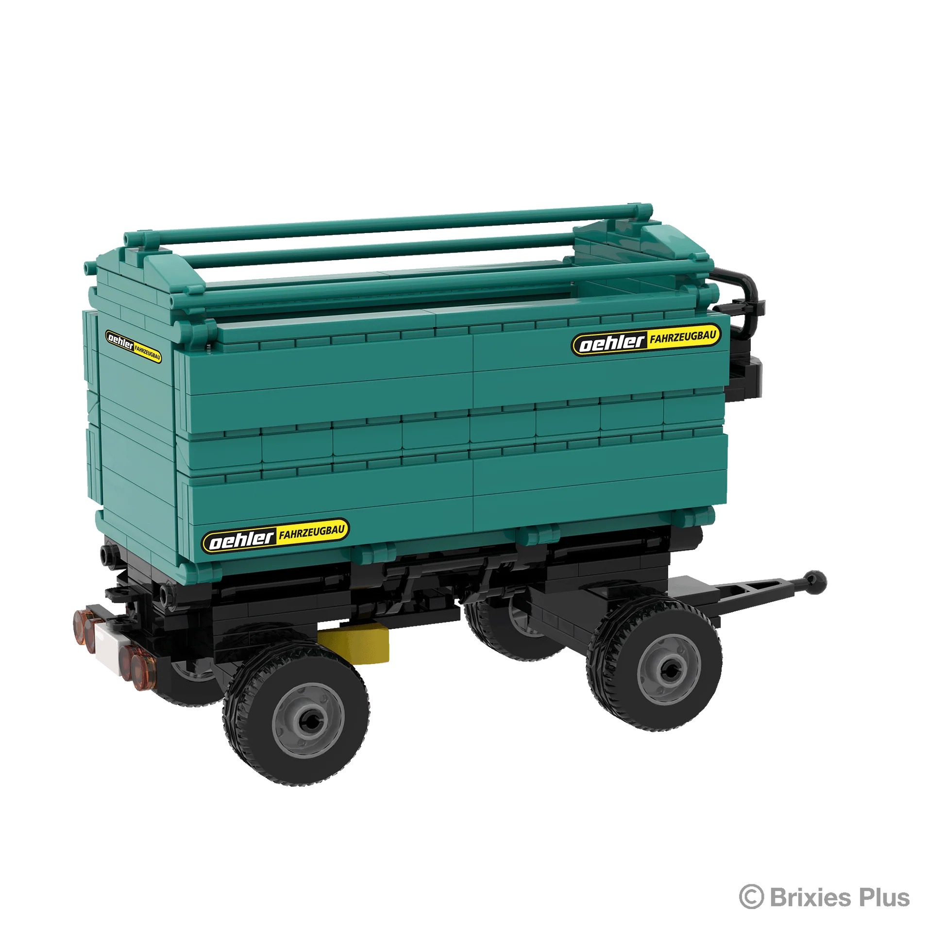 Oehler Anhänger ZDK 160 BRIXIES Plus Klemmbausteine Modell von Brixies Plus 1:32
