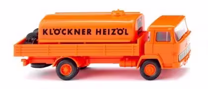 MA76869-1 Artikelname: Lkw mit Öltank (Magirus) "Klöckner" Originalhersteller: Magirus von Wiking im Maßstab: 1:87 Hersteller-Nr: 080898