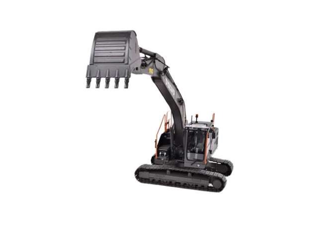 Volvo EC220E Raupenbagger Limited Black Edition   Modell von At Collections 1:32