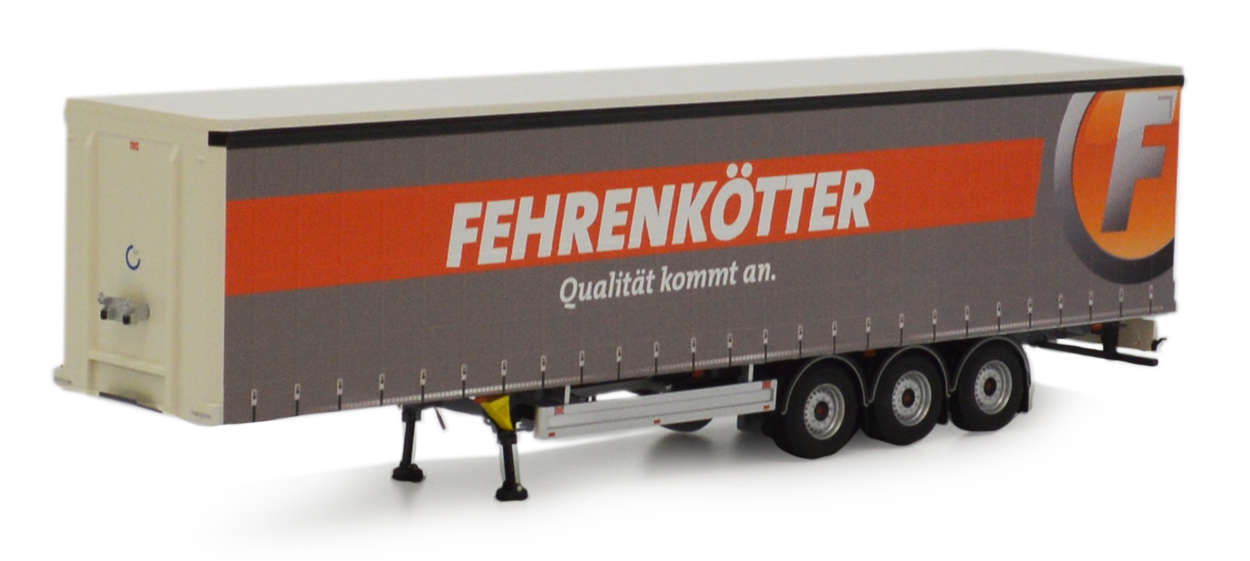 Pacton Schiebeplanenauflieger Fehrenkötter Design Modell von MarGe Models 1:32