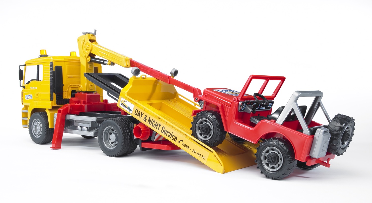 MAN TGA Abschlepp-LKW mit Geländewagen (ohne Light and Sound Modul)