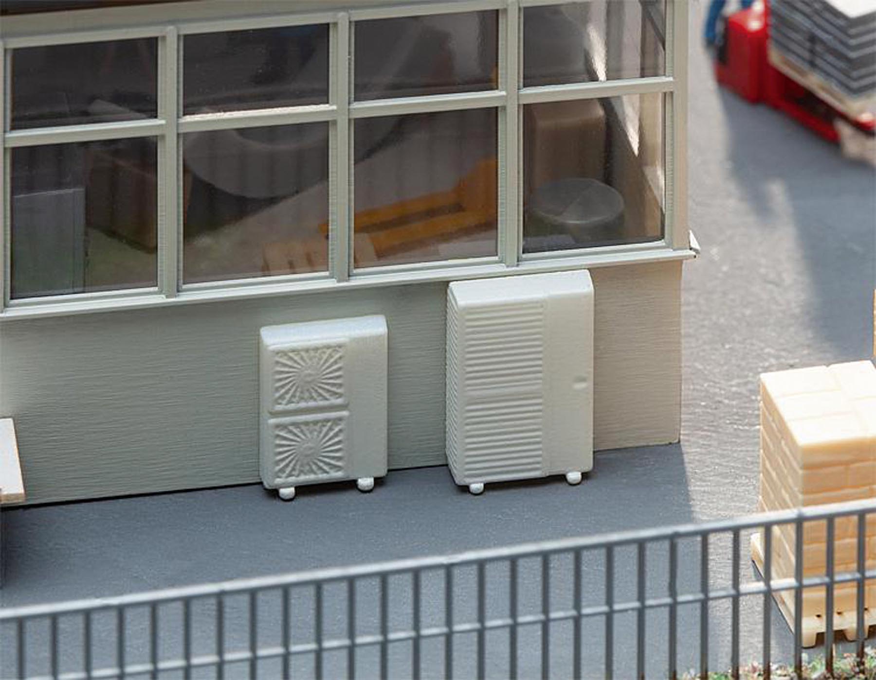 13 Klimageräte Modell von Gebr. Faller 1:87