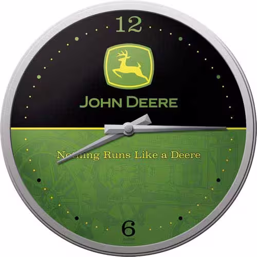 Wanduhr John Deere „Hirsch“ eilbote-onlineshop - Agrarfox