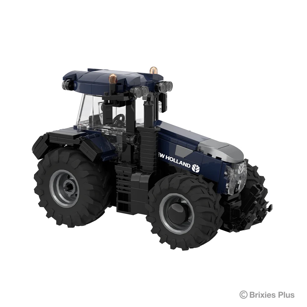 New Holland T7 XD BRIXIES Plus Klemmbausteine Modell von Brixies Plus 1:32