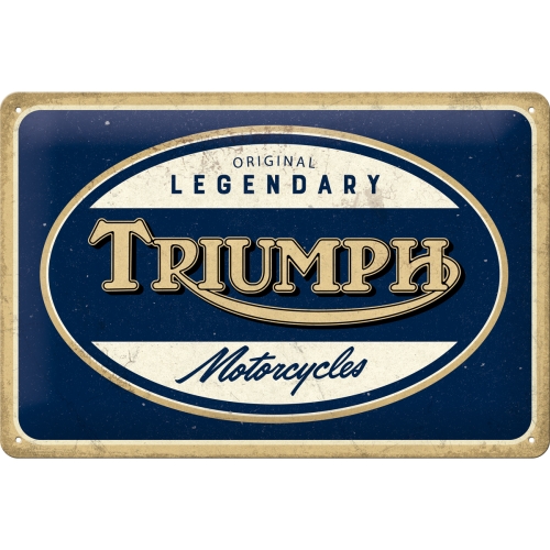 Blechschild Triumph Legendary Motorcycles