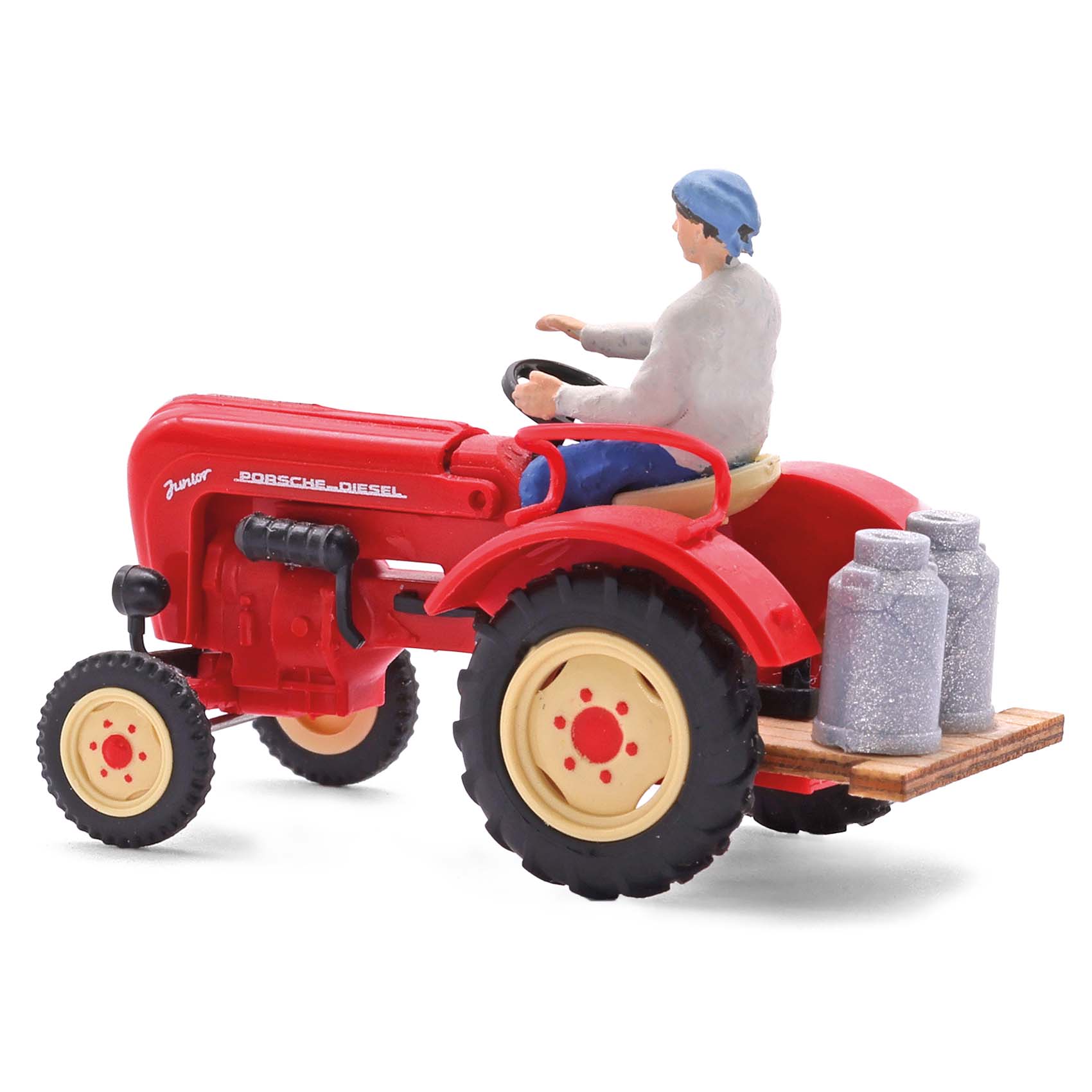MA76803-1 Artikelname: Traktor Porsche Junior K Originalhersteller: Porsche von Busch im Maßstab: 1:87 Hersteller-Nr: 50013