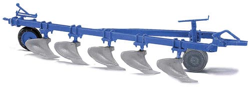 Fortschritt B200 Aufsattel-Beetpflug blau Modell von Busch 1:87