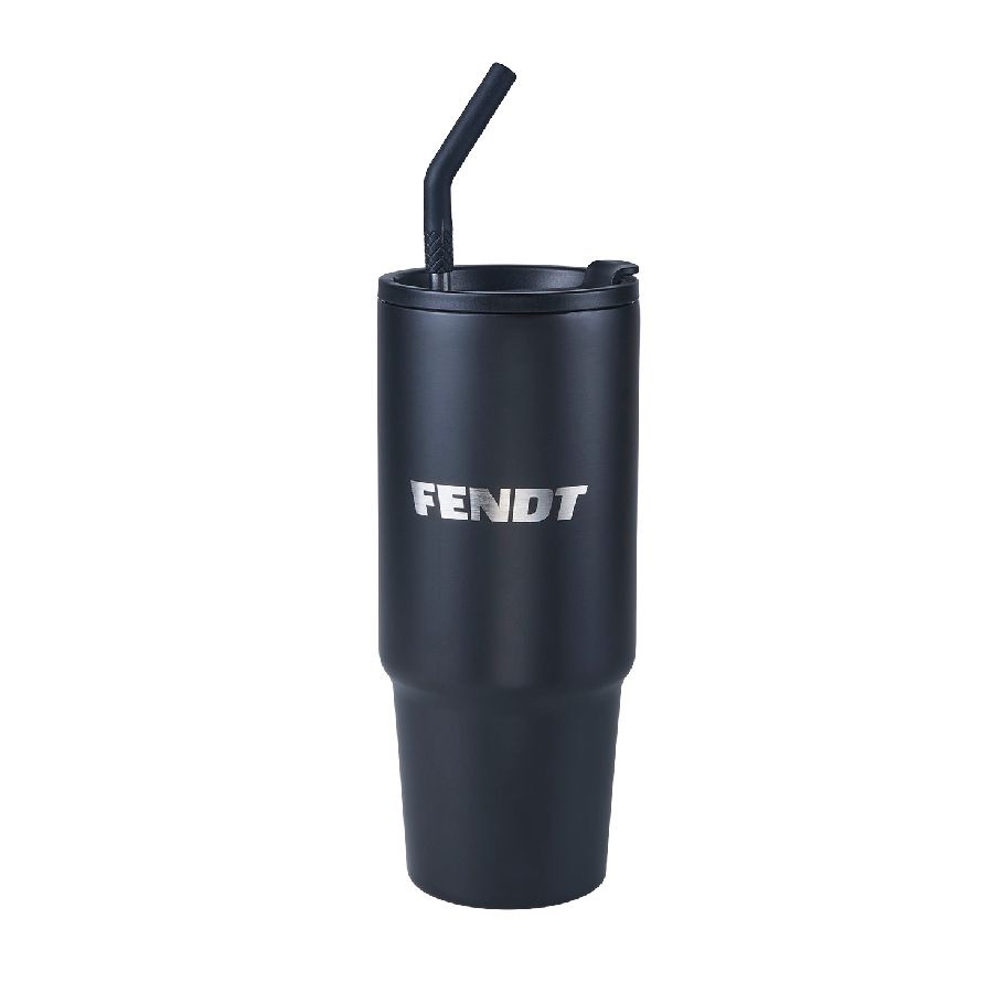 Fendt Schwarzer Thermobecher XL – Recyceltes Metall
