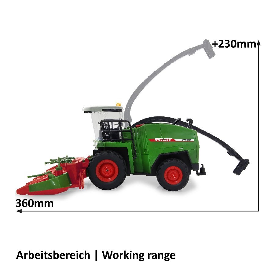 Fendt Katana Feldhächsler 1:24S 2;4 GHz Modell von Jamara 1:24