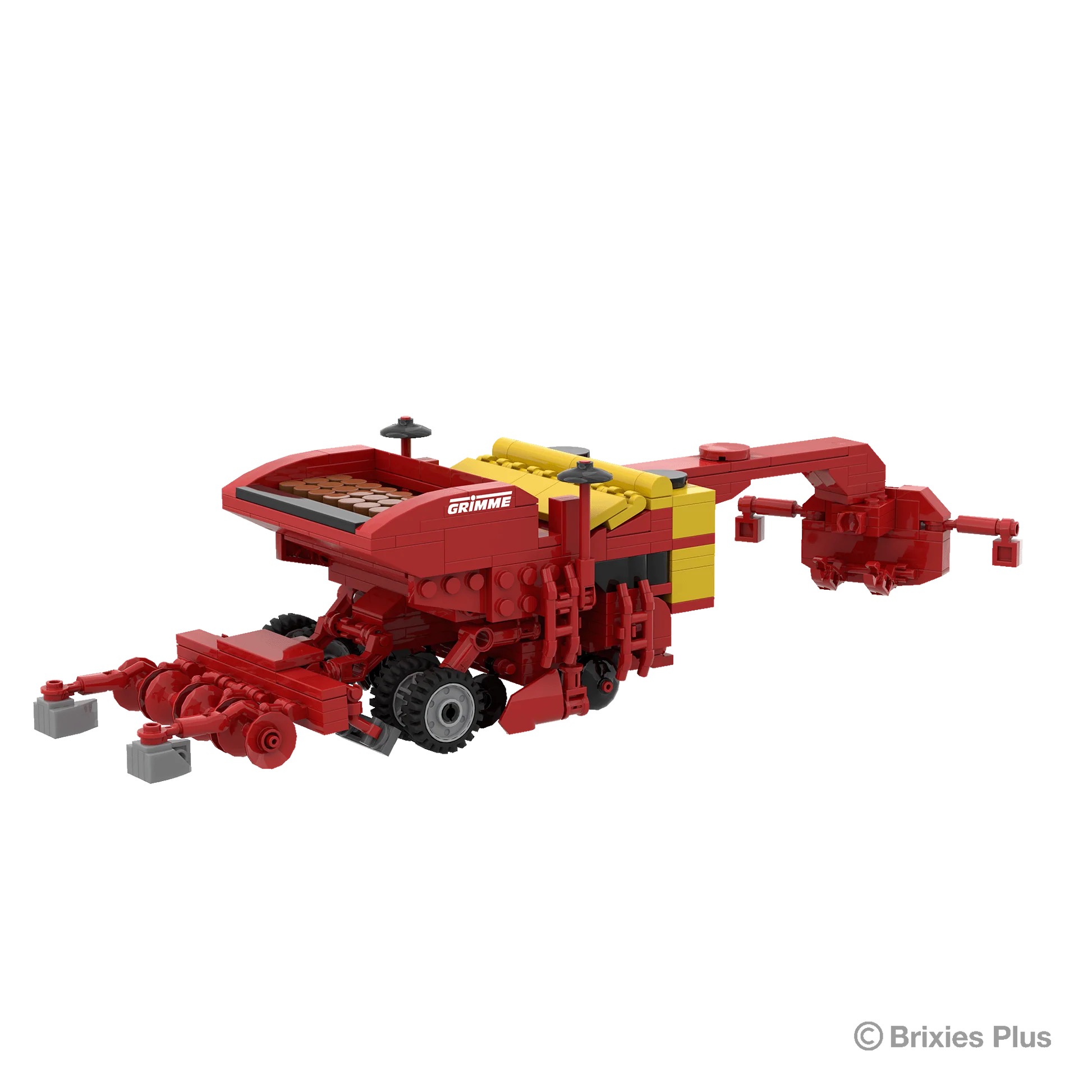 BRIXIES Plus Grimme Legemaschine Prios 440 Modell von Brixies Plus 1:32