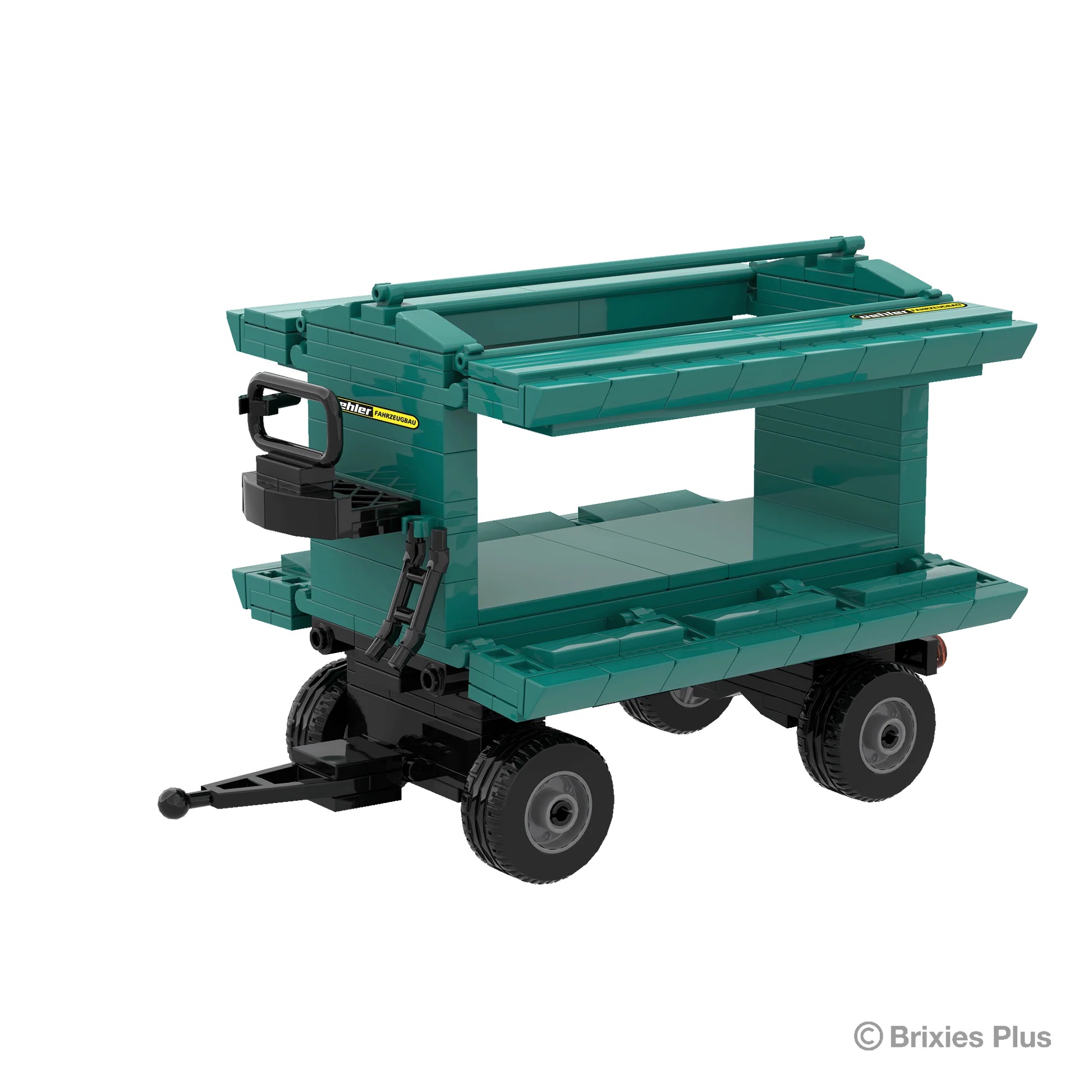 Oehler Anhänger ZDK 160 BRIXIES Plus Klemmbausteine Modell von Brixies Plus 1:32