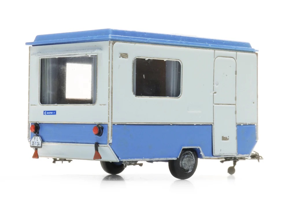 DDR Wohnwagen „Bastei“ reisen Modell von Artitec 1:87