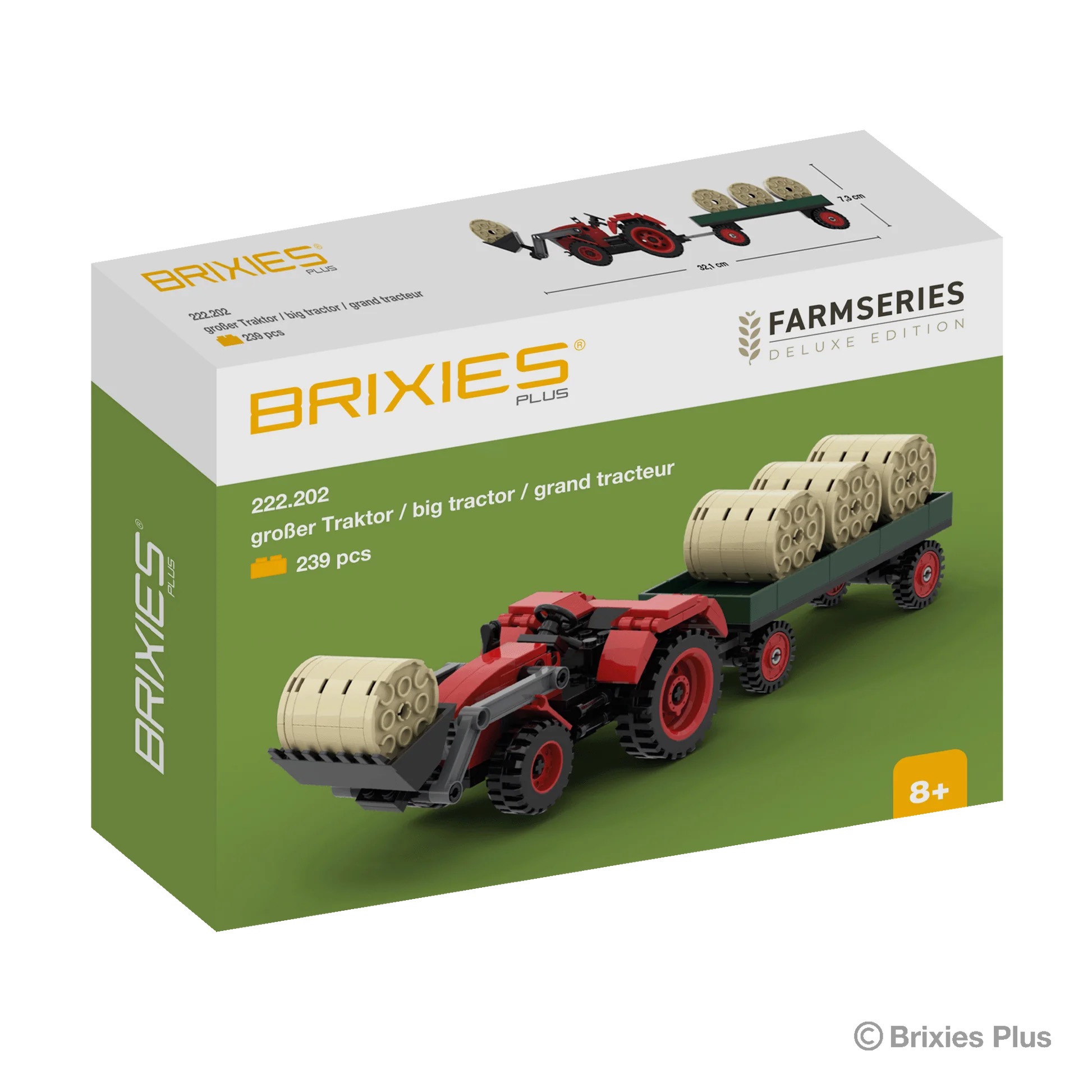 BRIXIES Plus Großer Traktor Modell von Brixies Plus 