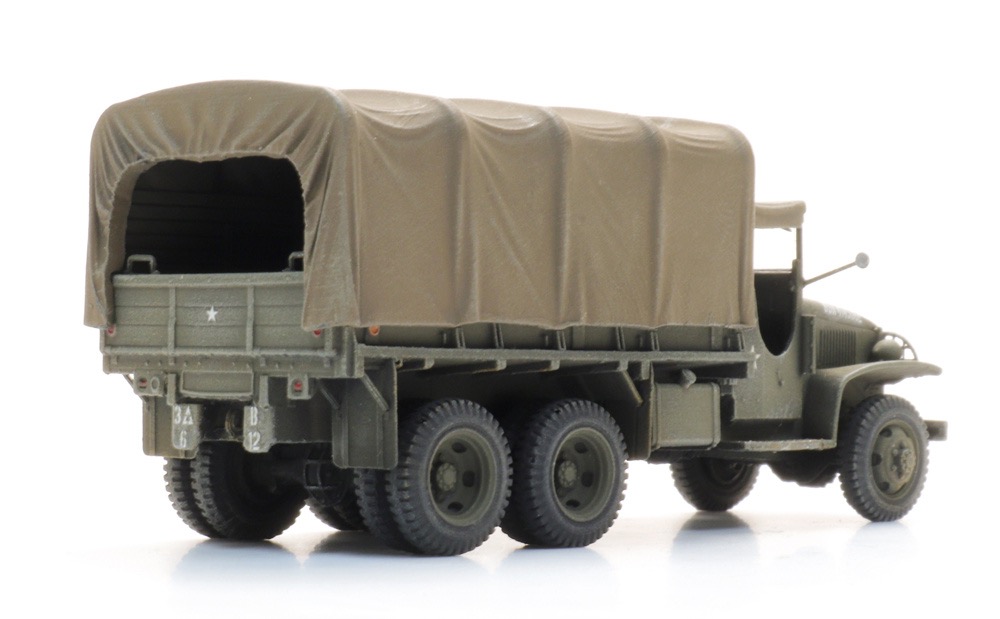 US GMC CCKW-353 US Army Cargo mit Dach Modell von Artitec 1:87