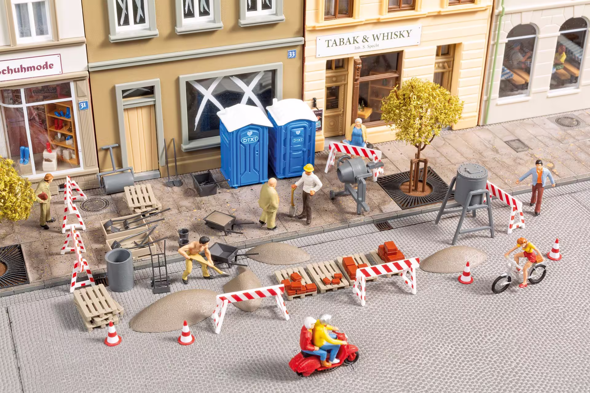 MA76561-1 Artikelname: Baustellen-Set Originalhersteller:  von Auhagen im Maßstab: 1:87 Hersteller-Nr: 41694