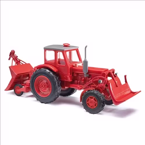 Belarus MTS-52 mit Rückeschild rot Modell von Busch 1:87 eilbote-onlineshop - Agrarfox
