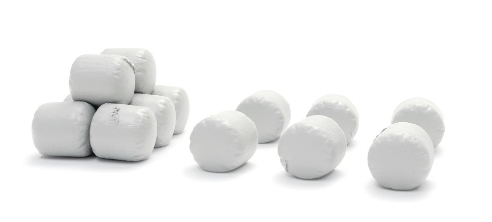 Siloballen Weiß Modell von Artitec 1:87